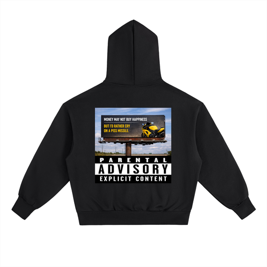 NDR Crying Billboard Fleece Hoodie
